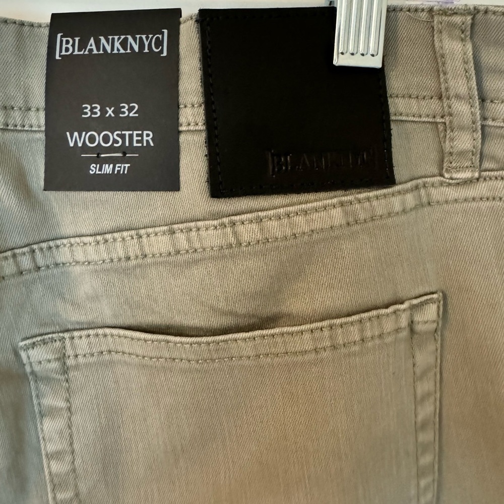 NWT BlankNYC Wooster Slim Fit 33 x 32 Jean in Grey - Picture 3 of 9
